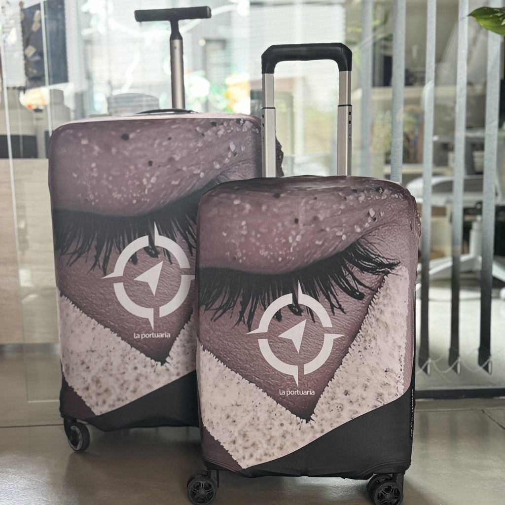 Funda para valijas en dos valijas
