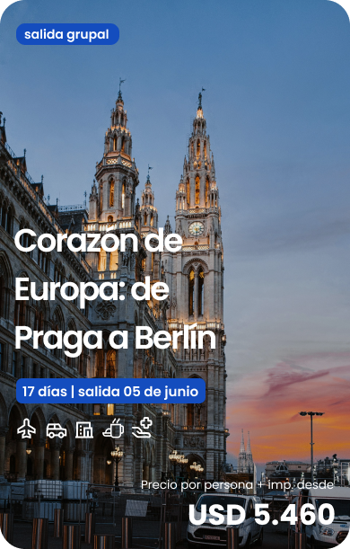 “Corazón de Europa, de Praga a Berlín “